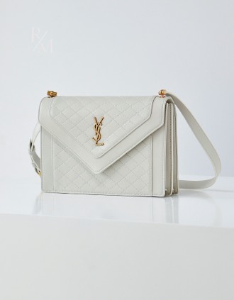 생로랑 가비 퀄팅 램스킨 미니 숄더백