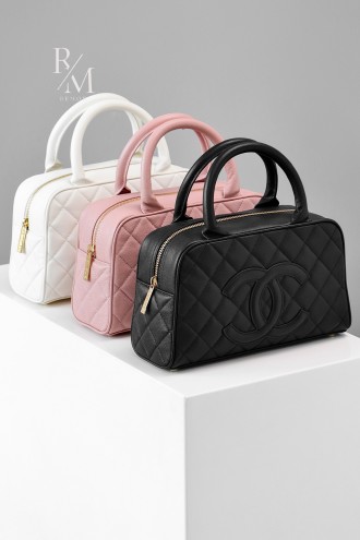 샤넬 캐비어 볼링백