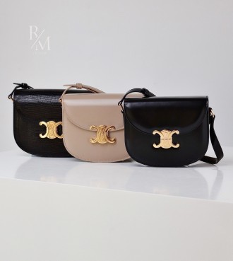 셀린느 트리오페 틴 베사체 숄더백