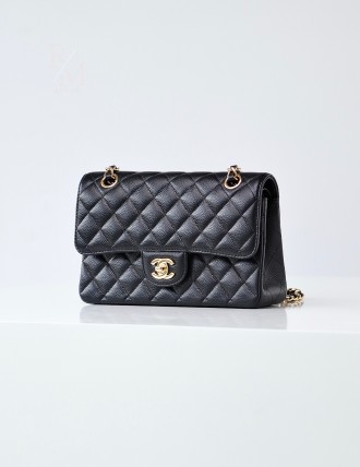샤넬 클래식 플랩백 스몰 캐비어