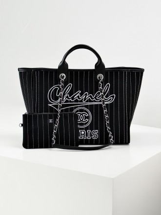 샤넬 맥시 쇼핑 도빌 도트백