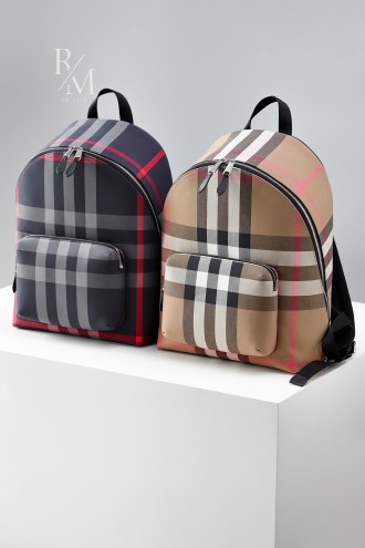 버버리 체크 비지니스 백팩