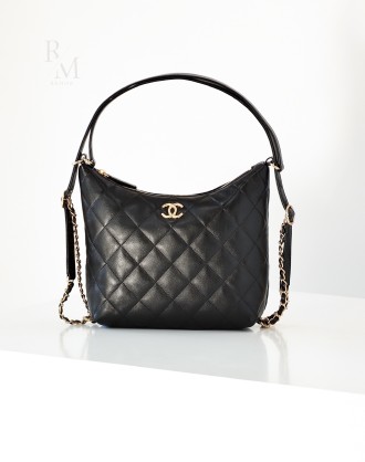 샤넬 맥시 호보 핸드백