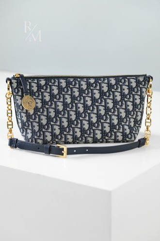 디올 스타 체인 오블리크 호보백