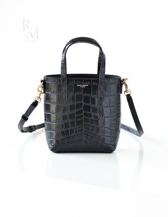 생로랑 크로커다일 미니 토이 쇼퍼백