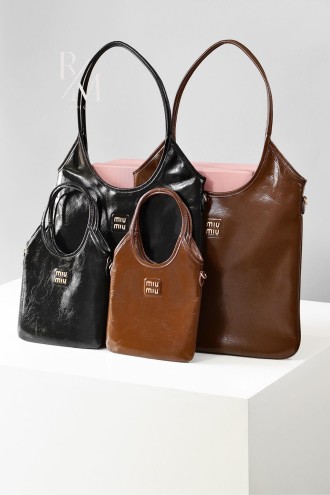 미우미우 아이비 가죽 핸드백