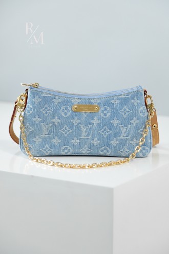 루이비통 데님 리브 포쉐트백