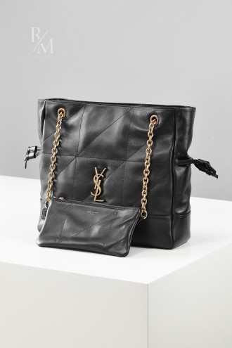 생로랑 램스킨 JAMIE 토트백