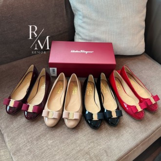 페레가모 바리나 발레 플랫 1cm