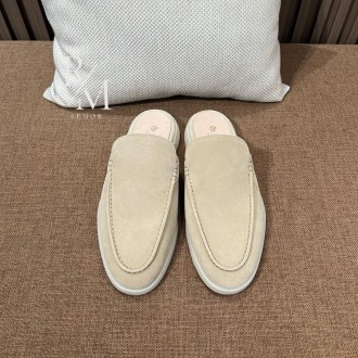 로로피아나 스웨이드 썸머워크 뮬