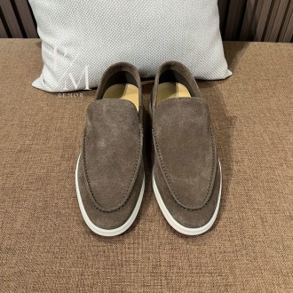 로로피아나 스웨이드 썸머워크 로퍼