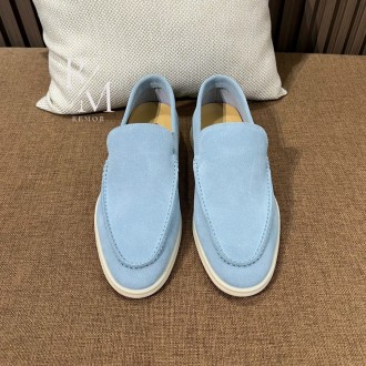 로로피아나 스웨이드 썸머워크 로퍼