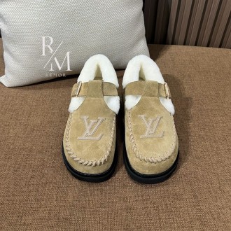 루이비통 콜로라도 컴포트 메리제인 시어링 모카신 로퍼