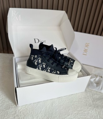 디올 워크앤디올 하이탑 스니커즈