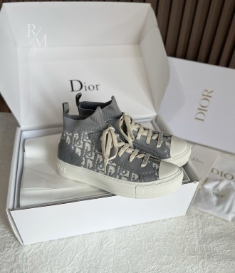 디올 워크앤디올 하이탑 스니커즈
