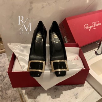 로저비비에 벨 비비에 메탈 버클 펌프스 6.5cm