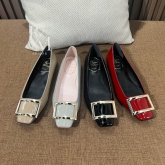 로저비비에 벨 비비에 메탈 버클 발레리나 플랫