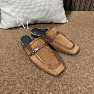 에르메스 그루피 뮬 스웨이드