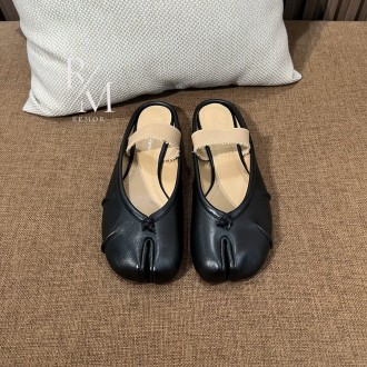 메종 마르지엘라 타비 발레리나 플랫 뮬