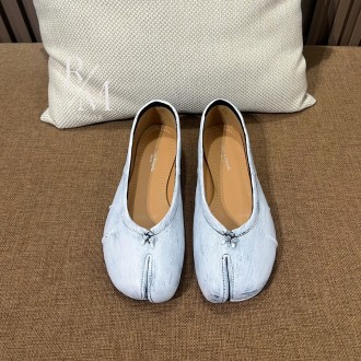메종 마르지엘라 타비 발레리나 플랫 슈즈