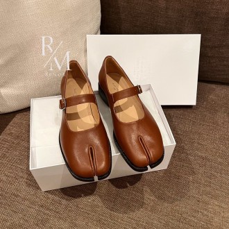 메종 마르지엘라 타비 메리제인 로퍼 플랫 슈즈