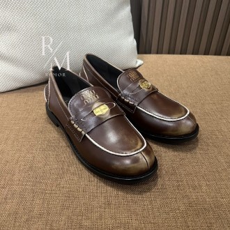 미우미우 빈티지 가죽 페니 로퍼