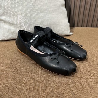 미우미우 발레리나 플랫 슈즈