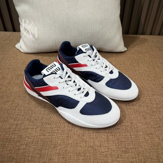 미우미우 김나지움 기능성 소재 및 스웨이드 스니커즈