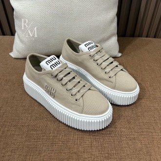 미우미우 데님 스니커즈