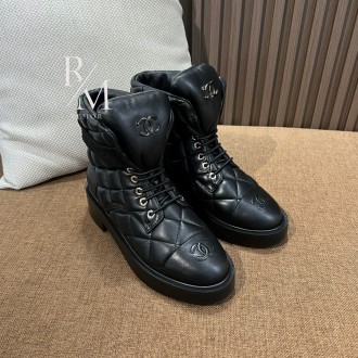 샤넬 퀄팅 숏 부츠