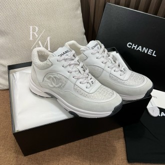 샤넬 스니커즈 카프스킨 스웨이드