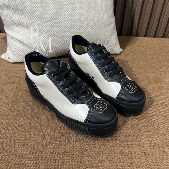 샤넬 빈티지 CC로고 컨버스 스니커즈