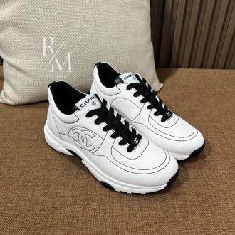 샤넬 코튼 스니커즈