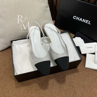 샤넬 메리제인 투톤 플랫