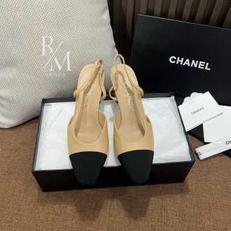 샤넬 메리제인 투톤 펌프스 6.5cm