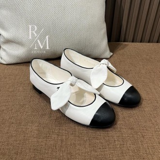 샤넬 메리제인 플랫