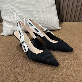 디올 자도르 슬링백 펌프스 굽높이6.5cm