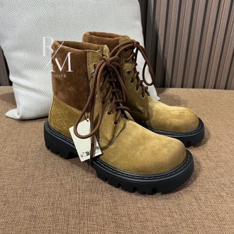 로에베 브라운 시에라 스웨이드 부츠