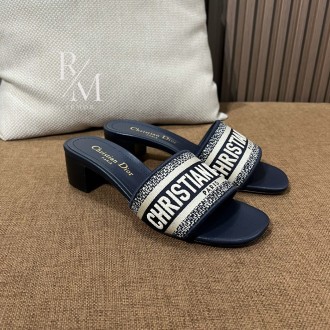 디올 디웨이 뮬 힐 네이비