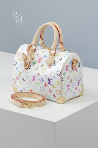 루이비통 LV x TM 스피디 반둘리에 25