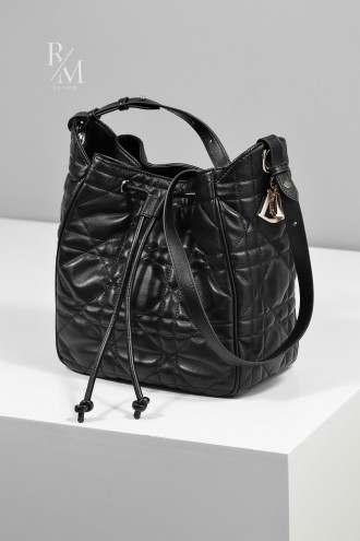 디올 D-Motion 스몰 백 블랙 매크로까나쥬 양가죽