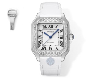 까르띠에 산토스 드 까르띠에 워치 미디엄 35.1mm
