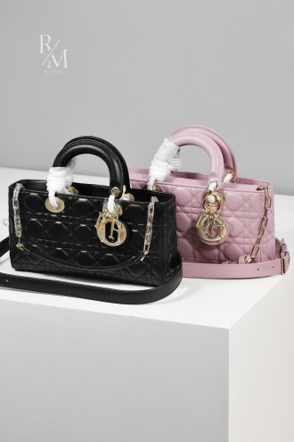 디올 미디움 레이디 디조이백 까나쥬 카프스킨