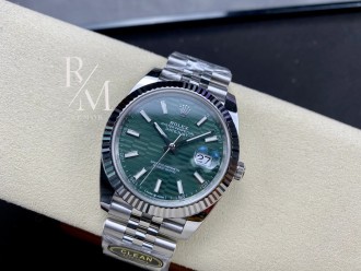 롤렉스 데이저스트 그린플루티드 41mm