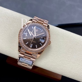 롤렉스 데이데이트 로즈 골드 초콜렛 40mm