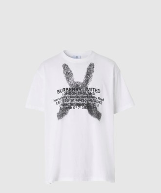 로고 코튼 티셔츠