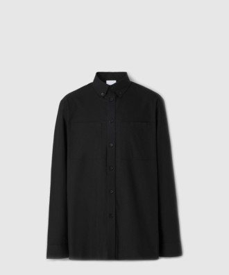 코튼 로고 셔츠