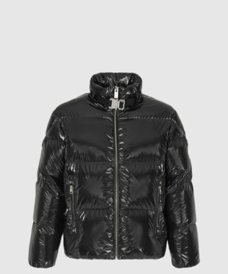 로고 쇼트 패딩