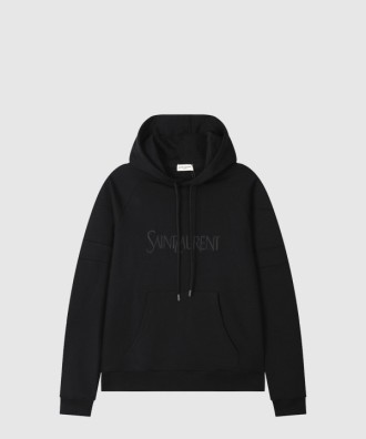 로고 후드 긴팔