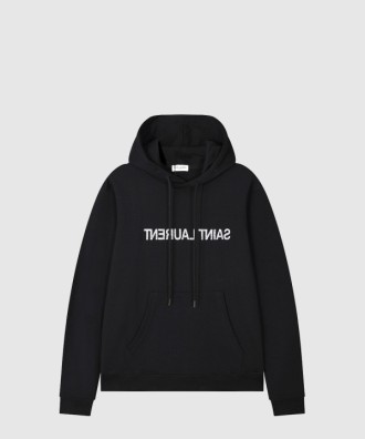 로고 후드 긴팔